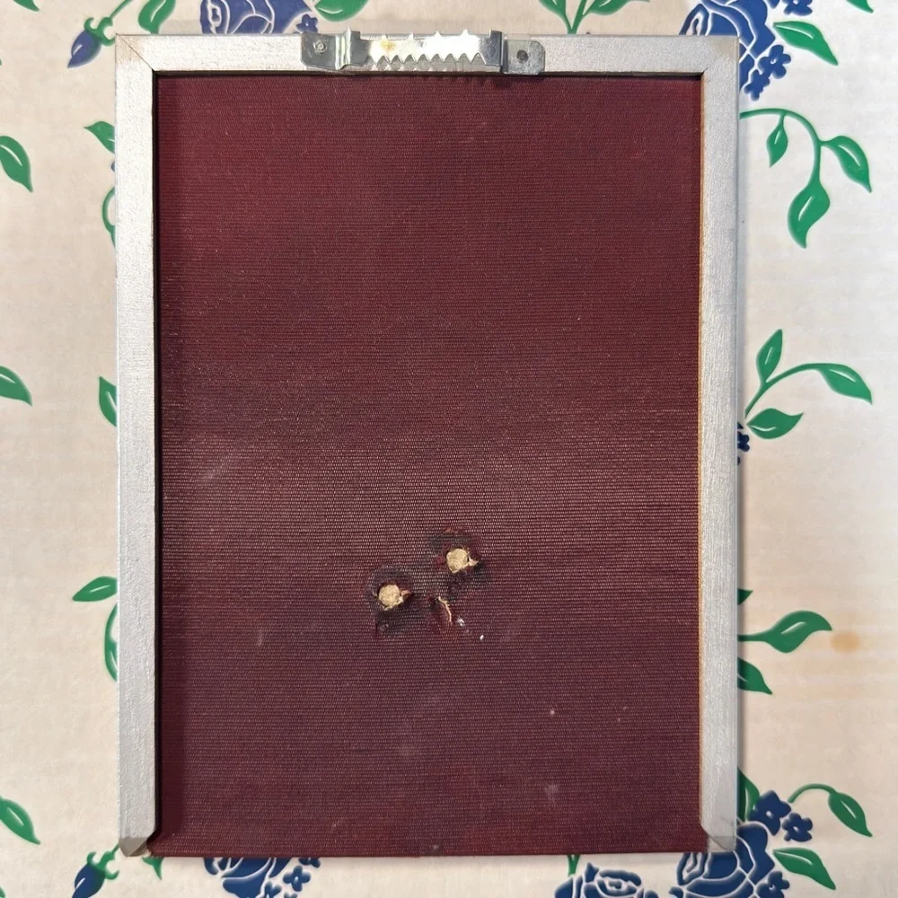 Vintage Silver Gold Picture Frame